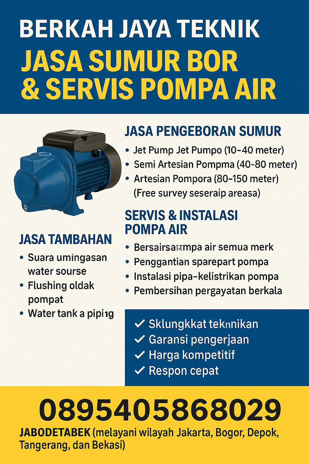 Jasa Pengeboran Sumur